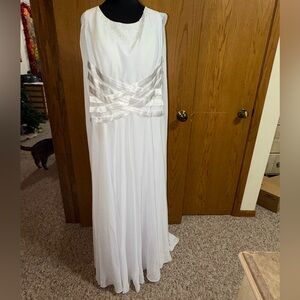 LinTing women’s wedding dress, plus size 20